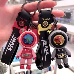 【Pengiriman 24 jam】Keychain Gantungan Kunci Astronot Aesthetic Premium Gantungan Motor Mobil Lain Lain Lucu