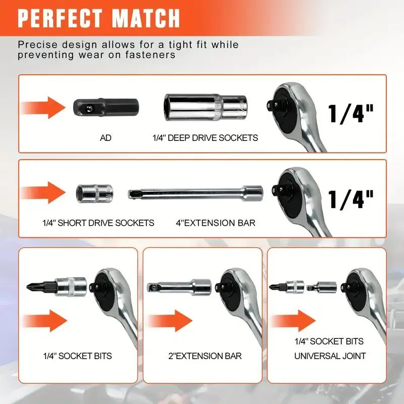 Car Repair Tool Kit, Stainless Steel Car Repair Tool Set for Valentine's Day Gift, Automotive Repair Tool Kit, Essential Maintenance Accessories for Off-road Motorcycles, Car Accessories, Automotive Repair Tool Kit for Birthday Gifts 7