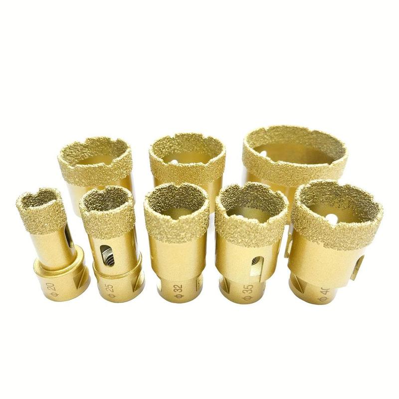 Product Introduction of M14 Thread Vacuum Brazed Diamond Drill Bit, Durable Dry and Wet Drilling Core Bit, Hole Saw Crown For Marble Ceramic Tile Glass 0