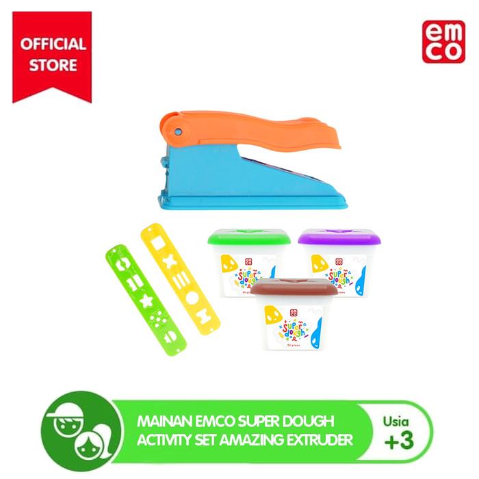 Gambar Mainan EMCO Super Dough Activity Set Amazing Extruder - Warna dari Toyspedia Kota Tangerang Tokopedia