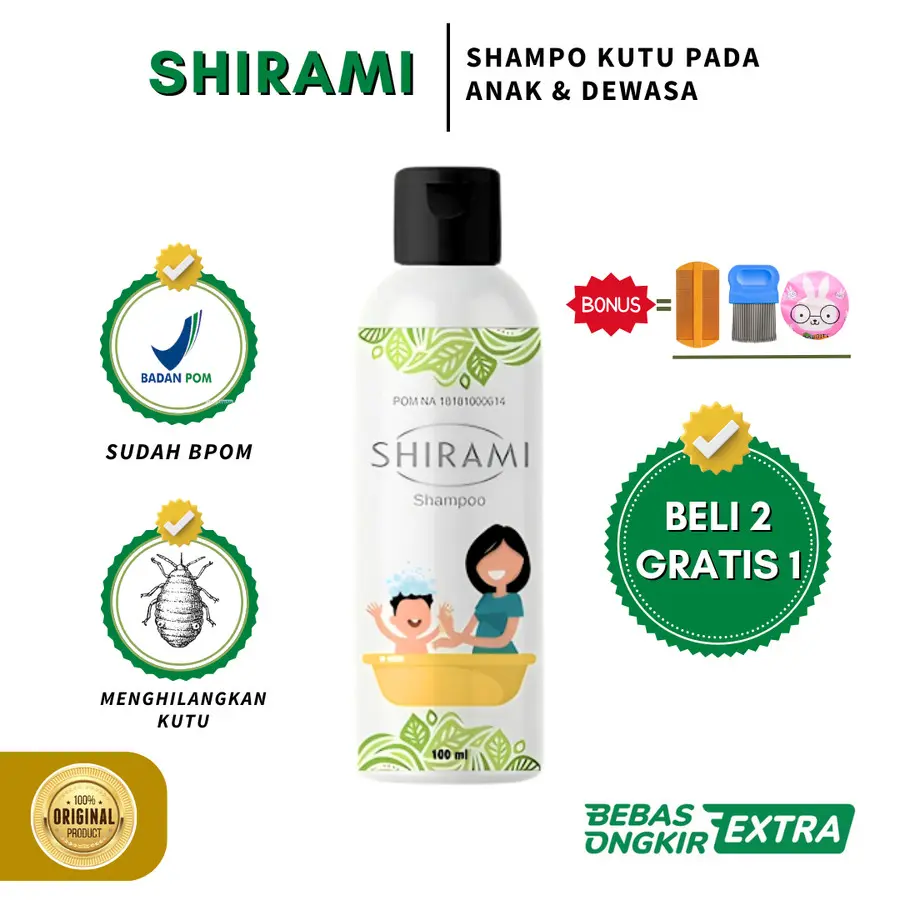 Shampo Kutu - Shampo kutu Rambut dewasa anak anak Obat Anti Kutu Rambut Ampuh 100% Original