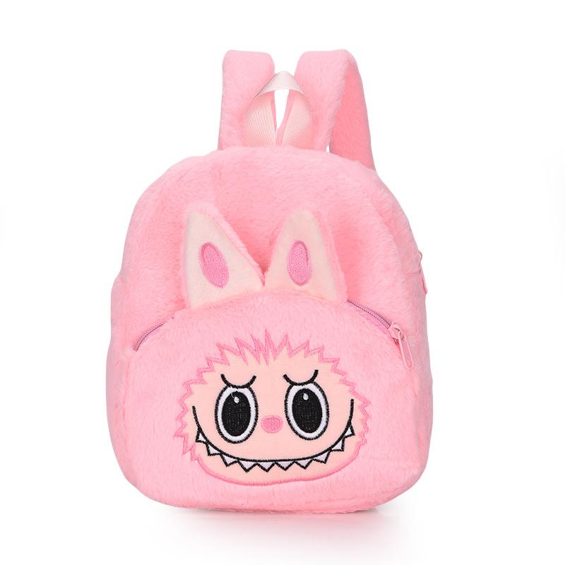 Children's backpack Labubu backpack Plush toy backpack Cute cartoon ...