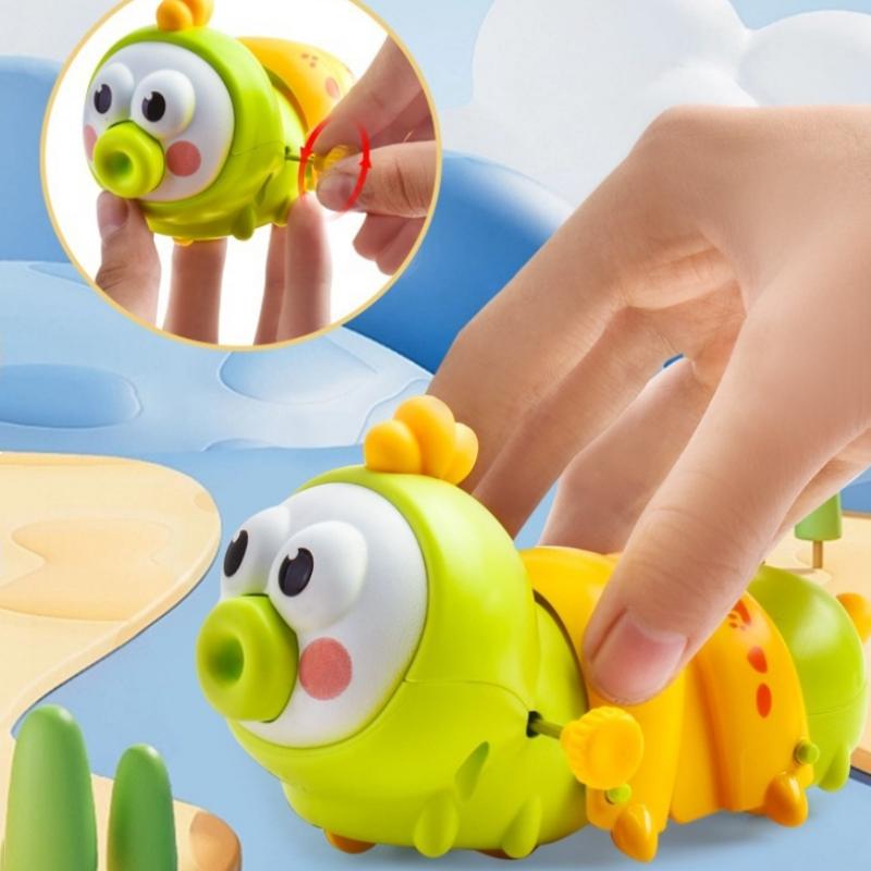 Đồ chơi con sâu cót bò size lớn, miệng thu vào ngộ nghĩnh, đồ chơi tăng cường vận động cho bé 4