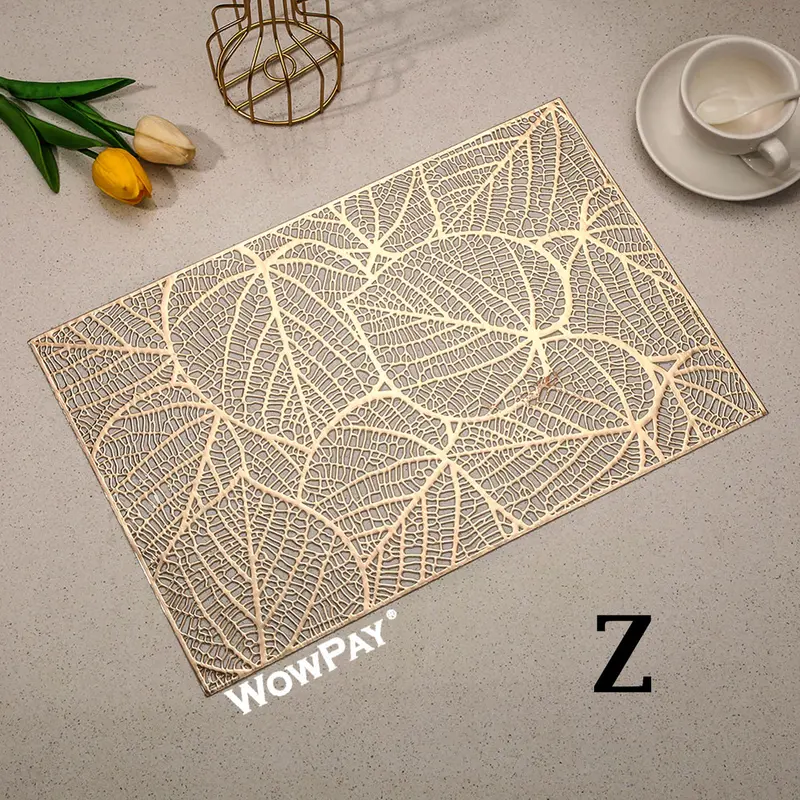 WowPay Alas Piring Placemat Nordic PVC  Waterproof Tatakan Gelas Piring Meja Makan Dapur 6