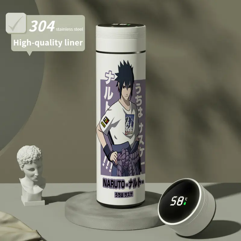 Bình Chân Không, Thiết Kế Hai Chiều Hợp Xu hướng Của Anime Uzumaki Naruto, Uchiha Sasuke, Kakashi, Itachi, Được Làm Bằng Thép Không Gỉ 304, Thích Hợp Cho Học Sinh Nam Và Nữ, Thời Trang NARUTO, Lý Tưởng Làm Quà Tặng Sinh Nhật 3