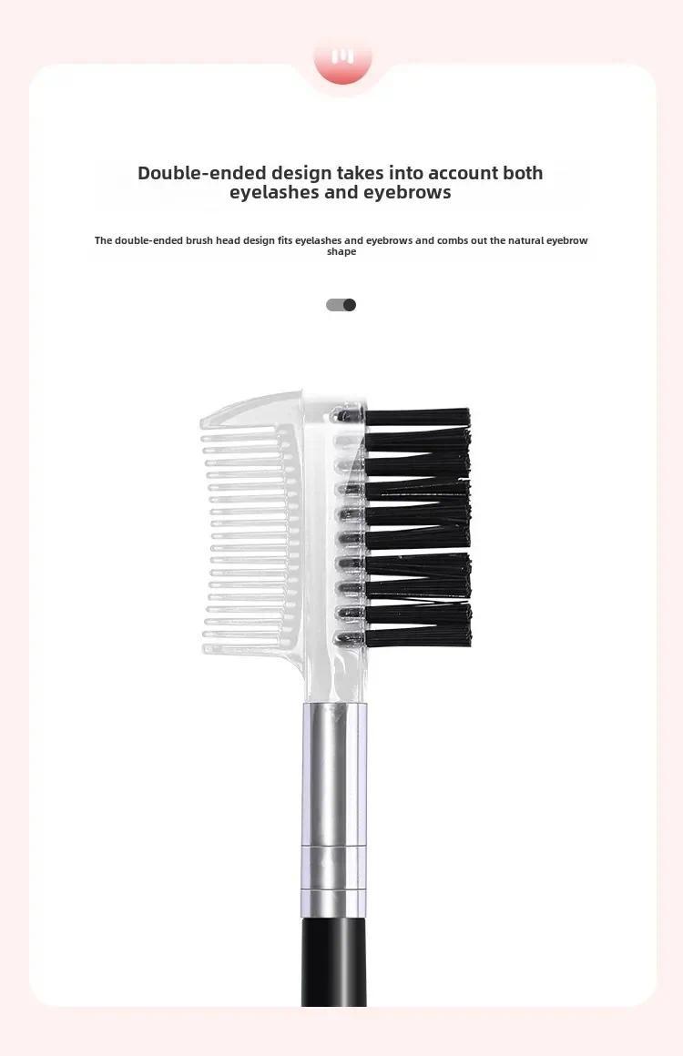 Product Introduction of 1 Pcs Eyelash Comb Eyelash Shaper and Eyebrow Brush Dual Comb Double Head Eyebrow Eyelash Makeup Grooming Tool for Women Girls 13
