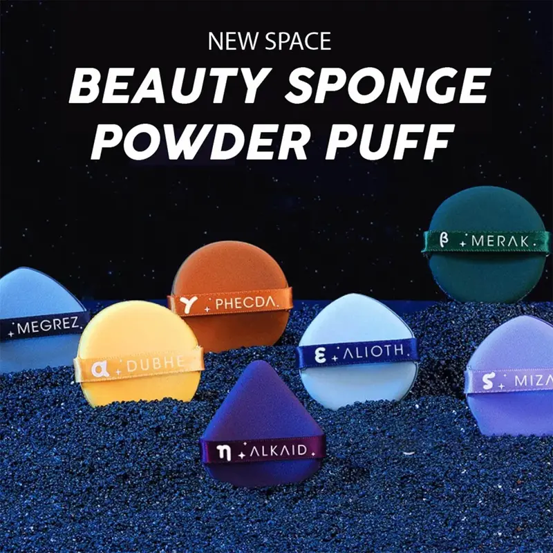 Sponge make up lembut spons cusion spons bedak tabur padat beauty powder puff foundation 1