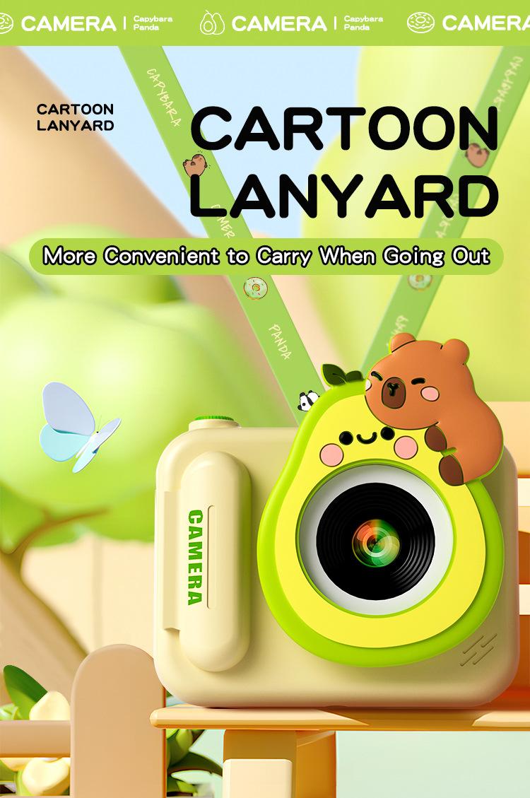Product Introduction of Factory Direct Sales Customized Modified Children Panda Camera Toy Boy Cartoon Digital Polaroid Cross-Border Toy 6