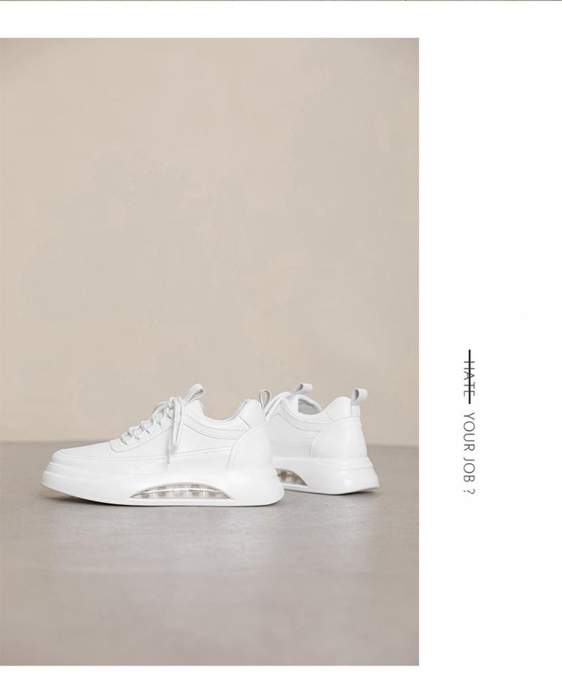 Product Introduction of Air Cushion White Shoes for Men, New Autumn Trendy Versatile Casual Shoes, Men's Fashion Shoes, Thick-Soled Height-Increasing Sneakers 14