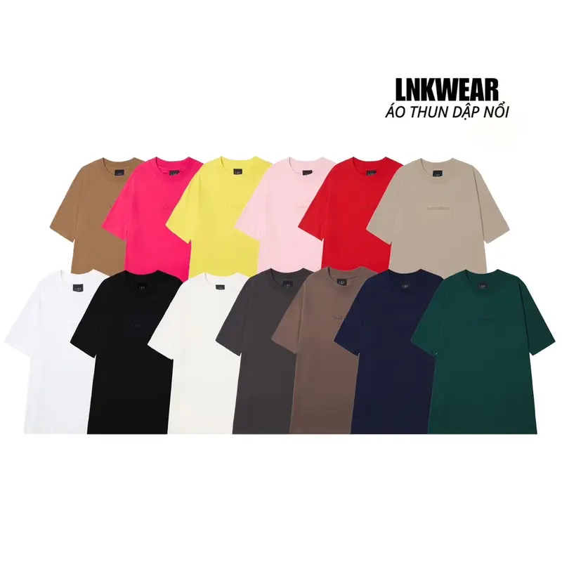 [ RESTOCK ] ÁO THUN LNKWEAR DẬP NỔI FORM OVERSIZE - BABYTEE DL 280 GSM ( ĐÃ XỬ LÍ CO RÚT ) 8