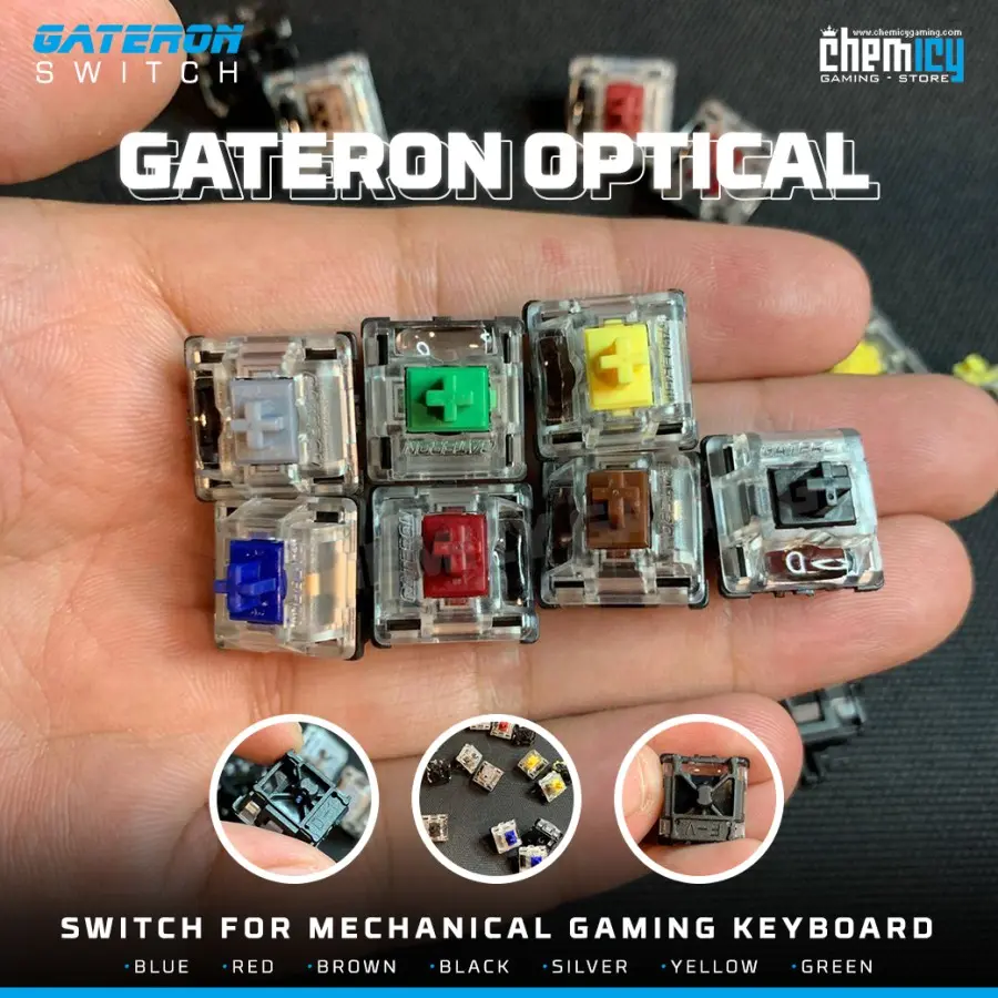 GATERON Optical MX Switch for Mechanical Gaming Keyboard