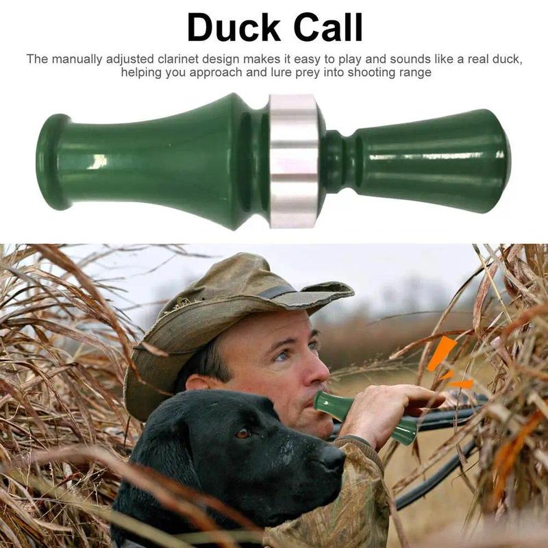 Product Introduction of Duck Call Hunting Decoy Whistle Green Duck Voice Trap Whistle Portable Wild Ducks Hunting Trap Decoy Durable Hunters Supplies 8