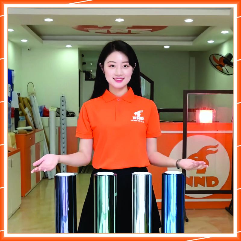 Giấy Dán Kính Phản Quang khổ 1 mét, Dán Kính 1 chiều, chống nắng chống chói cực hiệu quả Decor Decal Decor Phòng Đồng