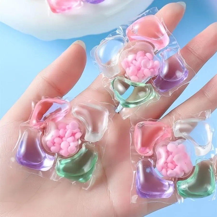 5 in 1 Laundry Beads, 30pcs/set Long Lasting Fragrance Laundry Detergent Beads, Household Laundry Tools for Home Use