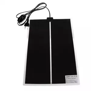 7w Heat Pad Mat Pemanas Alas Kandang Reptil Kura Sulcata Kelinci Anjing Kucing - 15x28cm