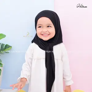 30+ WARNA (CAMILA) Pashtan Anak Camila / Pashmina Instan Anak jersey Jilbab