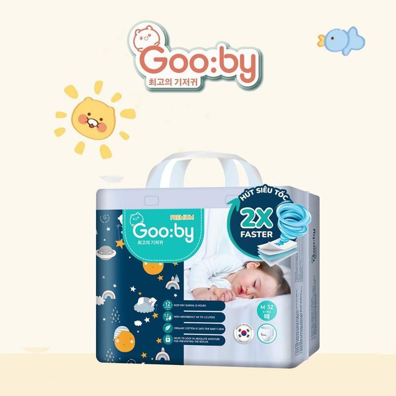 Tã/bỉm quần, dán Gooby Premium - Chuyên gia bỉm đêm, chống trào đến 12h size NB đến 3XL cho bé từ 6kg - 24kg 4