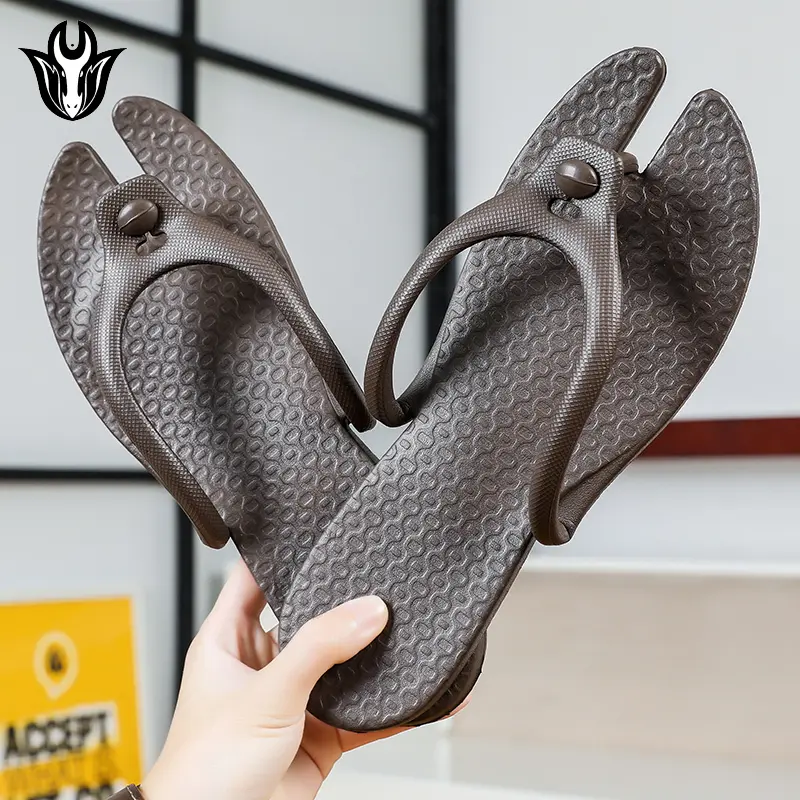 Dép Xỏ Ngón, Cặp Đôi, Chống Trượt Và Chống Mài Mòn, Cầm Tay Và Gấp Gọn, Có Thể Tháo Rời, Thích Hợp Đi Du Lịch Và Khách Sạn, Kẹp Ngón Chân, Cho Du Lịch Công Tác