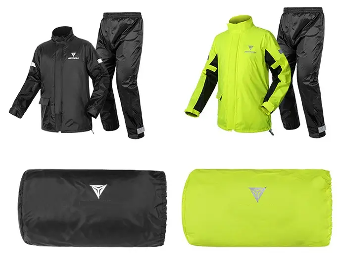 Bộ áo mưa MOTOWOLF MDL0401 chống nước, có phản quang trước và sau, dễ cất gọn, size S-2XL