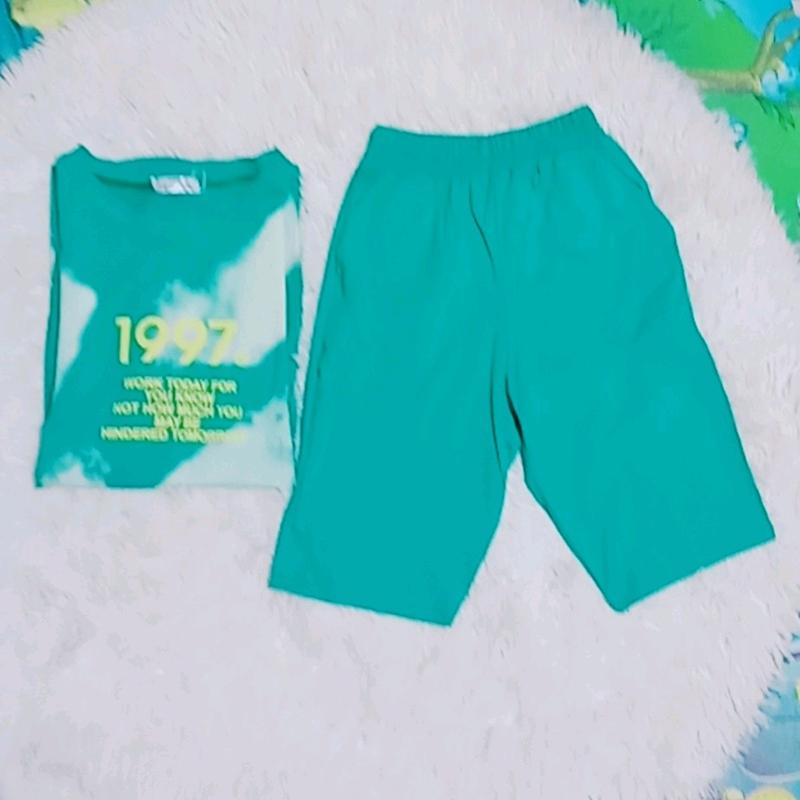 Sét Bộ Cotton 4 Màu, Sét Cotton Loang Cổ Tròn Cotton Nữ 2