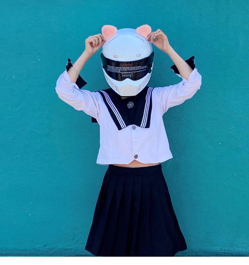 Product Introduction of [No Helmet, send Tail]Cat Ears Helmet Decoration Accessories Helmet Decorations Ear Motorcycle Electric Car Female Knight Motorcycle 9