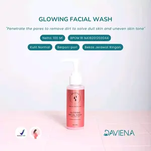 GLOWING FACIAL WASH FOR NORMAL SKIN | DAVIENA SKINCARE Perawatan