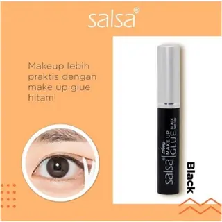 SALSA Strong  Series  Makeup Glue Putih / Hitam / Bening Make Up Lem Bulu Mata Eyelash Bulumata 2