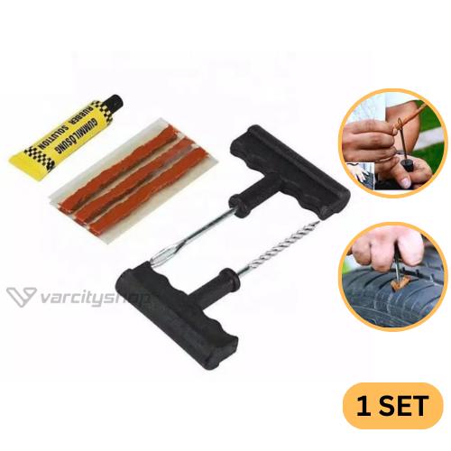 Tyre Repair Kit Set Tambal Anti Ban Mobil Motor Tubeless Bocor Kempes 1