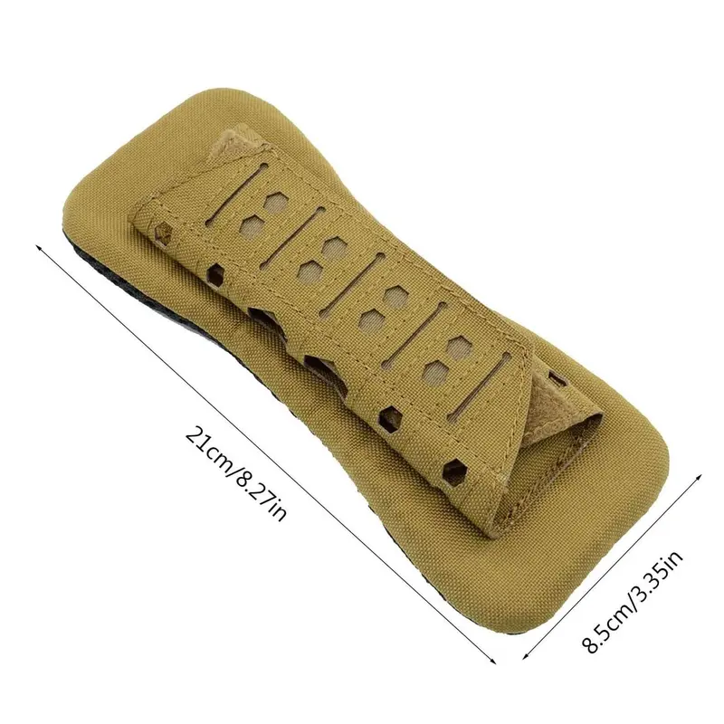 Outdoor Tactical Shoulder Pad, Breathable Laser Cut Tactical Vest Buffer Non-slip Shoulder Pad, Shoulder Strap Pad for Outdoor Sports 1