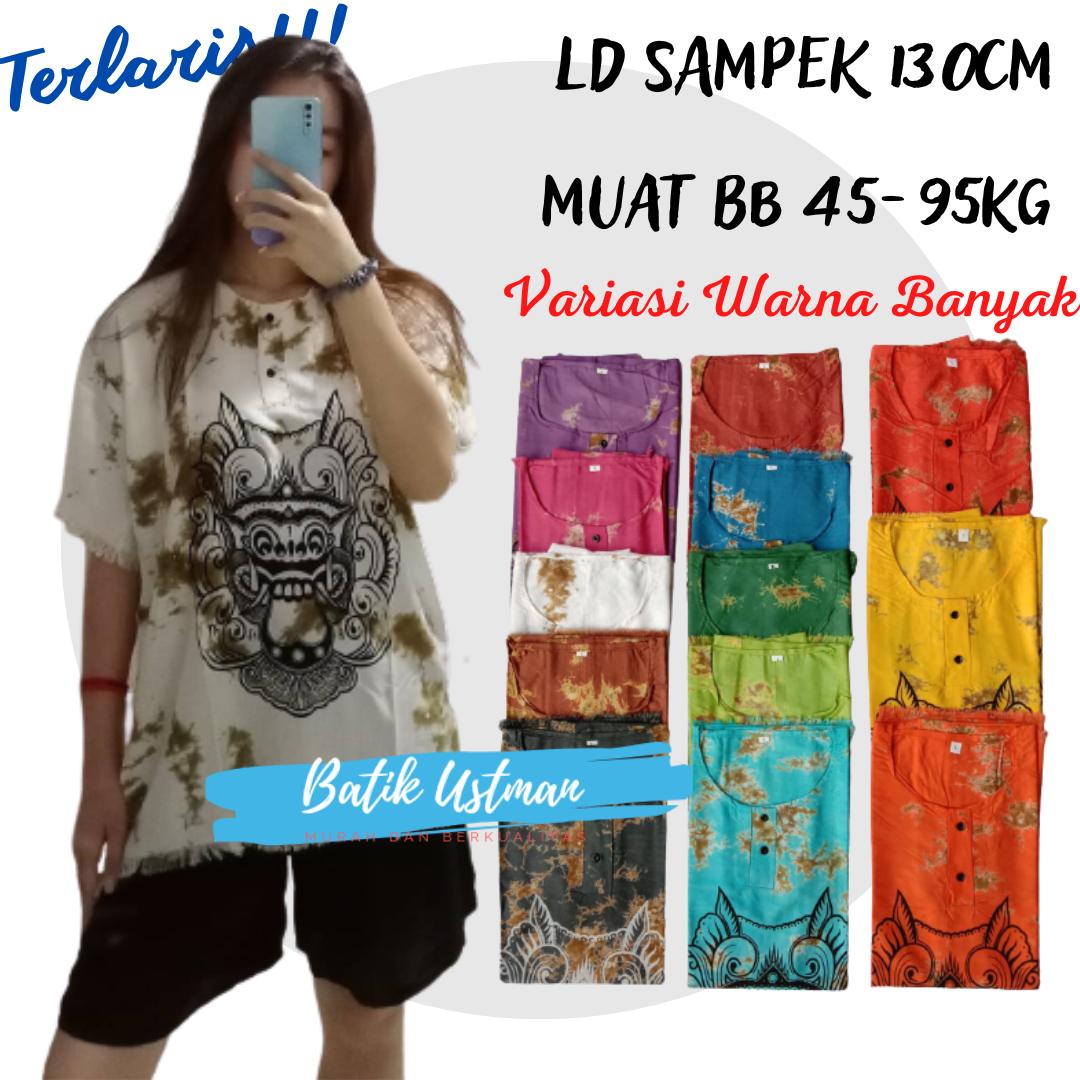 Baju Barong Bali Dewasa Jumbo L XL XXL Pria Wanita Kaos Barong Bali
