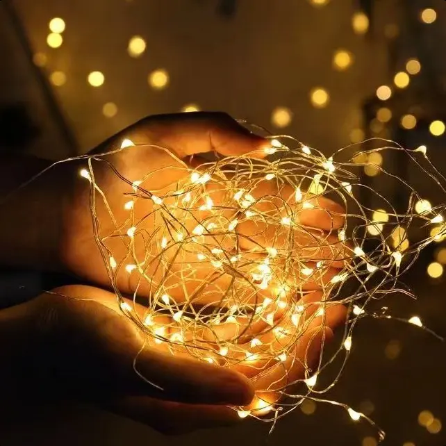 Para Tu : LED String Fairy Lights 3 Modes Waterproof Indoor and Outdoor Decorative Lamp  1/2/3M LED Light String Fairy Light Christmas Decorative Light Small LED Lantern Flashing Light