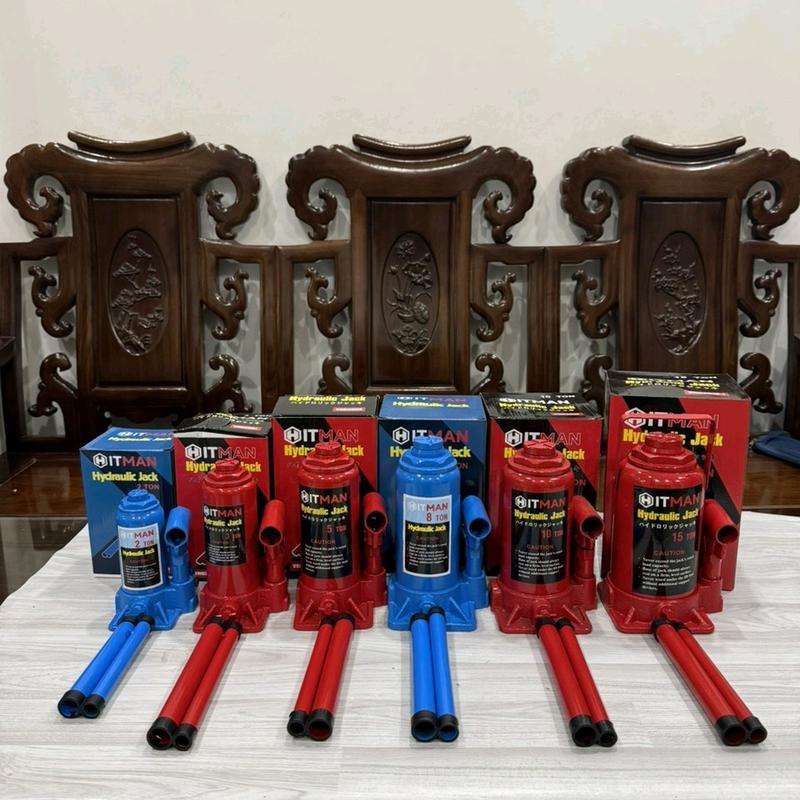 Kích Con Đội Thủy Lực 2,3,5,8,10,15 Tấn Hitman Tiện Lợi