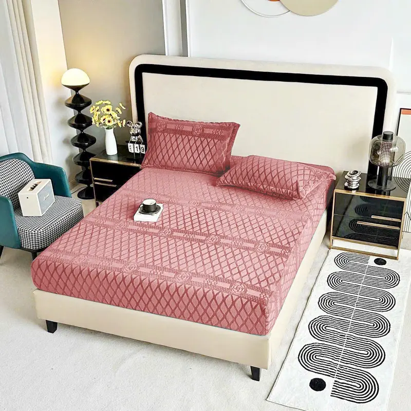 [TẶNG KÈM 2 VỎ GỐI NẰM] Ga Gối COCO Nỉ Nhung Mềm Mịn, Ấm Áp 5