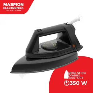 Setrika Maspion EX 1000 Hitam 350 Watt Non Stick Awet bertahun tahun