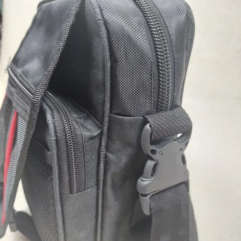 TAS SELEMPANG TAS SLEMPANG PRIA SERBA GUNA TAS SLINGBAG MURAH BISA COD hitam 4