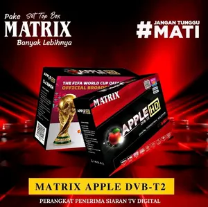 ZAREL | TERMURAH SET TOP BOX MATRIX APPLE HD MERAH YOUTUBE stb