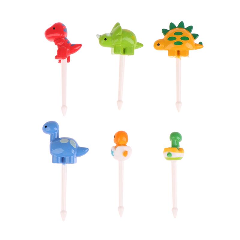 Product Introduction of 6/8Pcs Kids Fruit Picks Ndle Stick Toothpicks Mini Creative Fruit Cake Dessert Food Forks Lunch Box Decor Bento Accessories 27