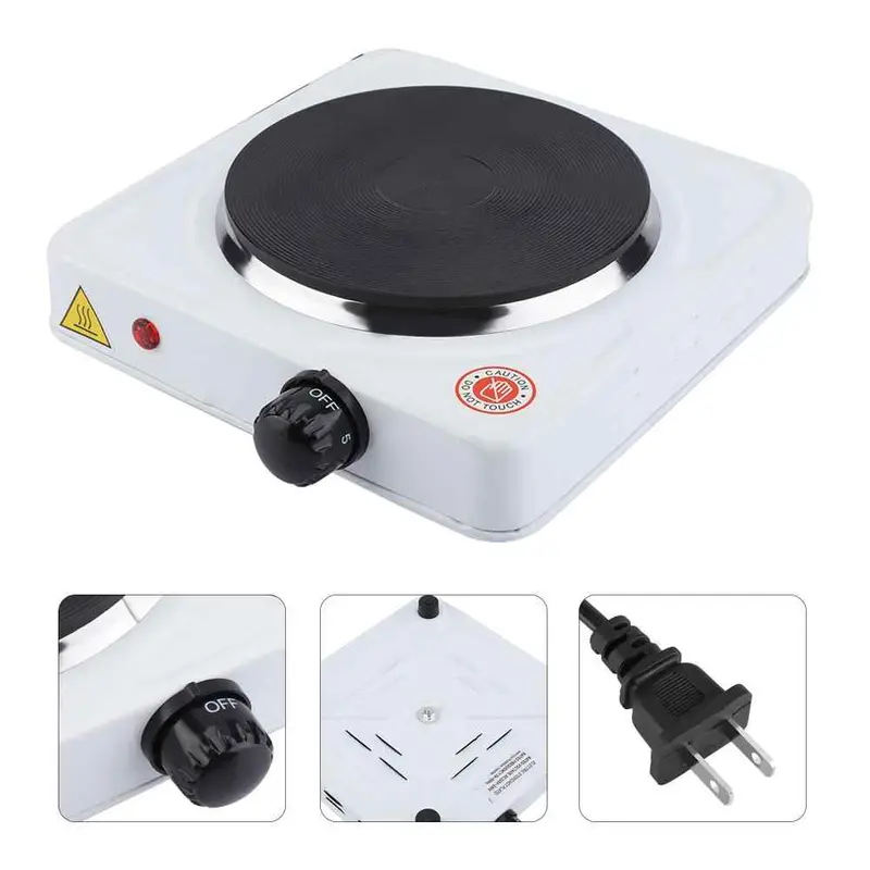 Bếp điện làm nóng mini 1000w siêu tiết kiệm, tiện lợi 6