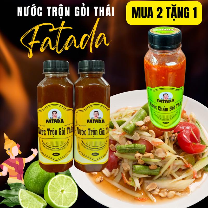 Của Đầu Bếp Thái Combo 2 Chai Nước Trộn Gỏi Thái Mắm Thái Pha Sẵn Tặng 1 Chai Nước Chấm Thái Hoặc Sốt Thái Trộn Chân Gà Hoặc Sốt Trộn Mì Nước Sốt Gia Vị Chua Cay