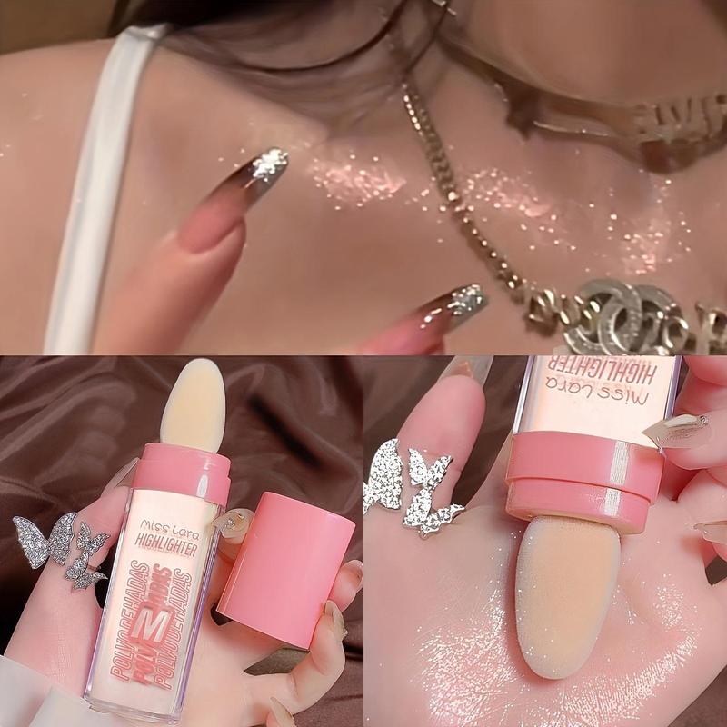 Product Introduction of Brightening Fairy Highlighter Powder - Full Body Contouring and Clavicle Pearlescent Patting Powder for Face and Eye 5