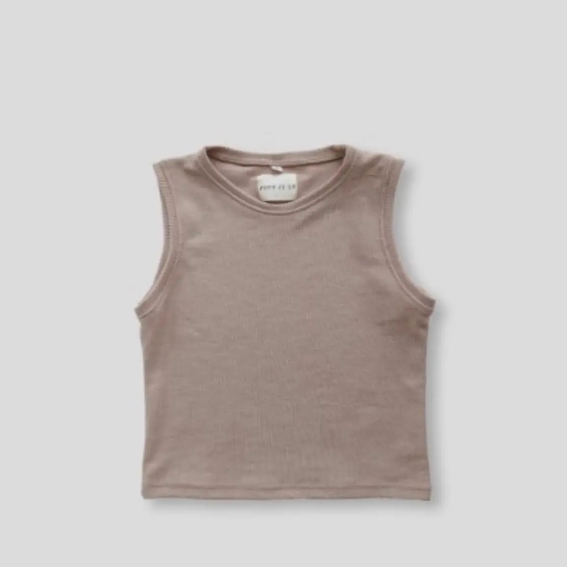 PUFF IT UP — Crop Tanktop