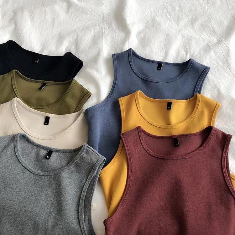 Product Introduction of Quần Áo Nữ, Phong Cách Instagram Châu Âu Và Mỹ Áo Vest Cropped Mùa Hè, Phong Cách Bm Người Nổi Tiếng Trên Internet Quốc Tế Thương, Cạp Cao, Bó Sát, Dáng Ôm, Ngắn, Không Tay, Mặc Trong Cho Nữ Top Women Trắng 28