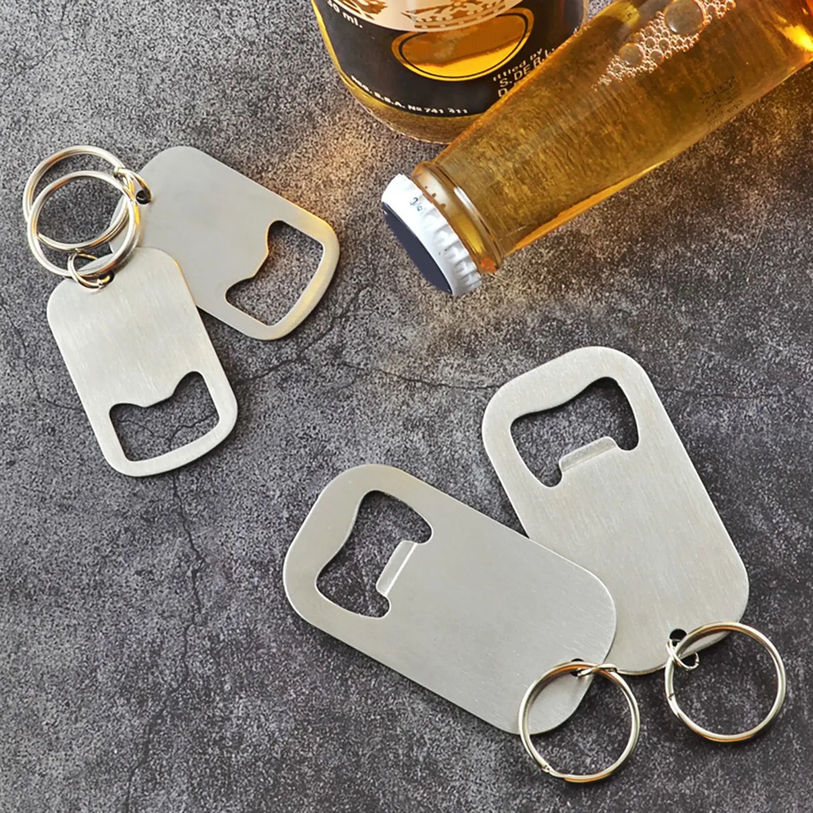 【stock】Bottle Opener High Hardness Manual Labor-saving Keychain Multi-purpose Beer Opener for Home