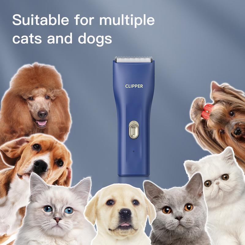 Small Dog Hair Clipper Electric Grooming Trimmer for Pets USB Rechargeable Cat Shaver Animals Haircut Machine waterproof 4