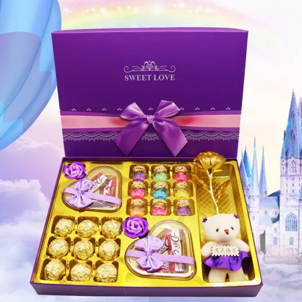 Birthday Gift Love Chocolate Candy Holiday Candy Gift Box Snacks