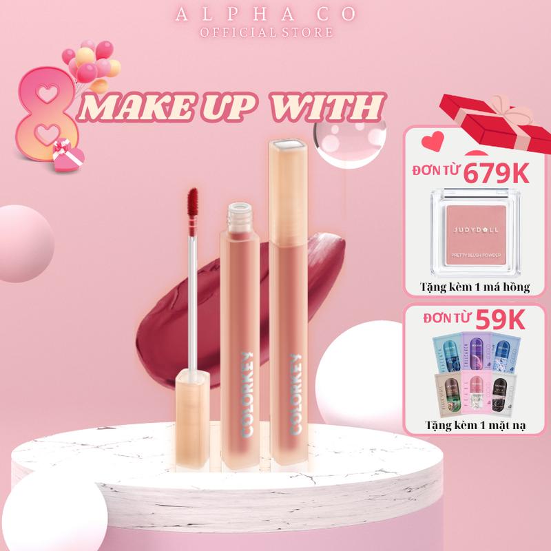 SON LÌ COLORKEY WATERY TINT KHÔNG THẤM NƯỚC LỚP TINT BÁM LẠI TRÊN MÔI 1,8g colorkeyr300 307 colorkey son r300 son colorkey