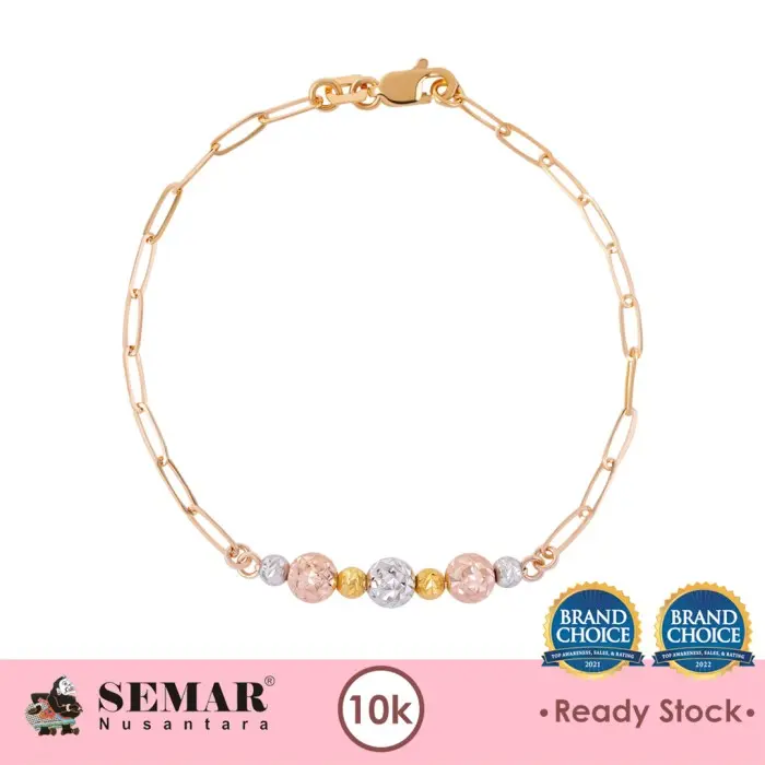 Gelang Emas Thesya Prisil Gold 10K Semar Nusantara