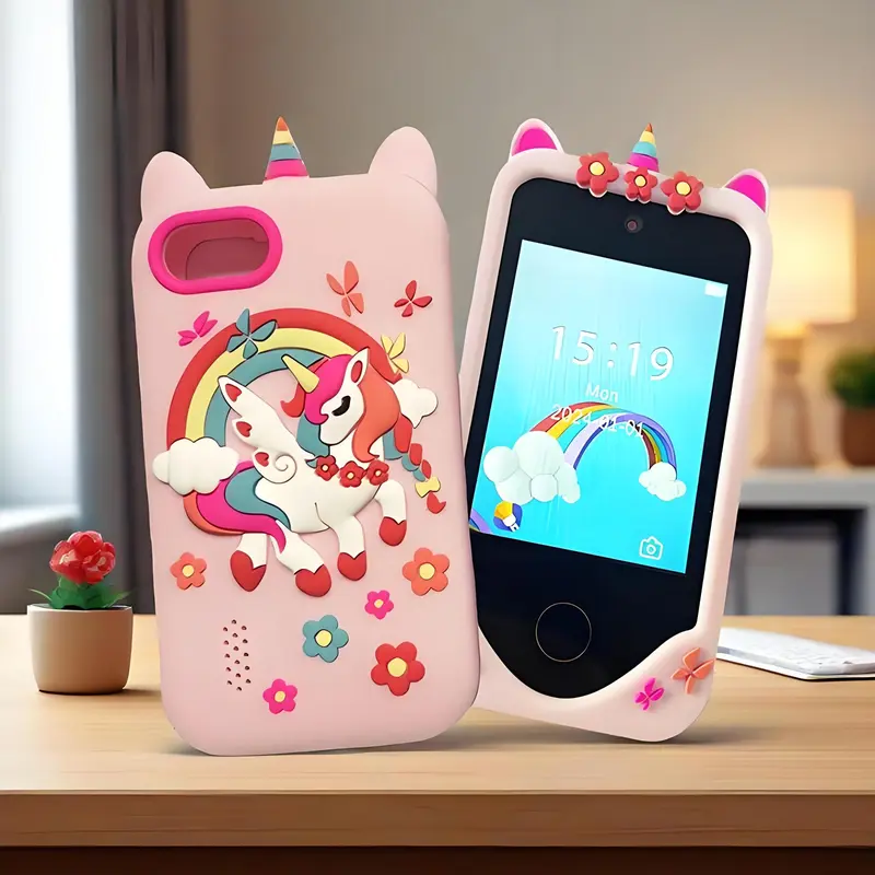 Smart Electronic Learning Devices, Smart Phone, Multi-function Smart Phone with 32GB Memory Card, Built-in English Words Education Reader, Camera Video Recording & Games 0