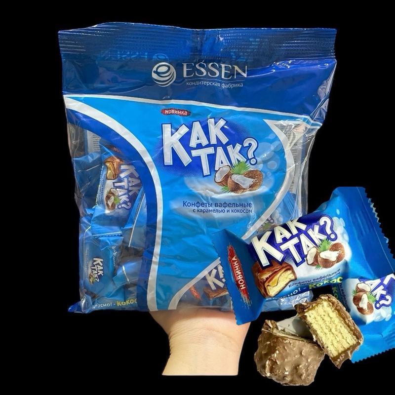 Socola xốp nhân dừa KakTak 500gr Nga - Snack Thức Ăn Sô Cô La Chocolate 