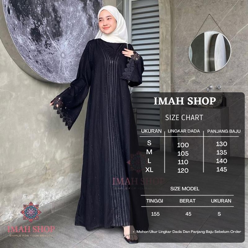 Product Introduction of Abaya Hitam Turkey Gamis Syari Muslimah Embos Hitam Kombinasi Renda Dress Arab Saudi Mata Hitam 951 0